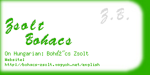 zsolt bohacs business card